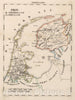 Historic Map : Netherlands, V.1:1-5: V:1. Niederlande: Prov: 9b. Nordholland. 14. Friesland, 1825 Atlas , Vintage Wall Art
