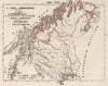 Historic Map : Sweden, V.1:1-5: V: III: Norw: Schweden: C. Theil von Nordschweden, 1825 Atlas , Vintage Wall Art