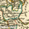 Historic Map : 1758 The North East Part of Germany - Vintage Wall Art