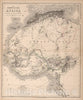 Historic Map : Algeria, Africa, North Das Nordwestliche Africa, 1866, Vintage Wall Art