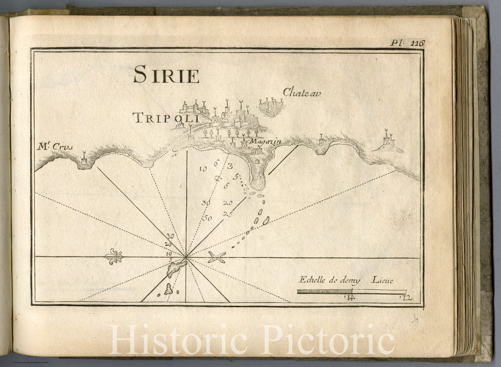 Historic Map : Tripoli (Lebanon), Pl. 116. Tripoli, Sirie (Tripoli, Lebanon), 1764 Chart , Vintage Wall Art