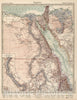 Historic Wall Map : 81. Agypten. Egypt. (Inset) (Nile Near Luxor), 1925 Atlas - Vintage Wall Art