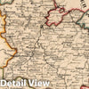 Historic Map : Germany, V. 2:6-10: VII: III. Kurfurstenthum Hessen. Prov: 1. Noederjessem.2. Oberhessen, 1825 Atlas , Vintage Wall Art