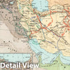 Historic Map : Middle East 60. Issledovaniya Russkimi Yugo-Zapadnoy Azii s nachala XIX v. po 1917 g, 1959 Atlas , Vintage Wall Art