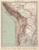 Historic Map : Chile, 105. Die mittleren Anden. The Central Andes, 1925 Atlas , Vintage Wall Art