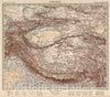Historic Map : Tibet, 69. Innerasien. Central Asia, 1925 Atlas , Vintage Wall Art