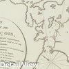 Historic Map : Port de St. Francois., 1828, Vintage Wall Decor
