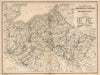 Historic Map : Germany, Schwerin Region Die Grossherzogthumern Mecklenburg-Schwerin und Mecklenburg-Strelitz, 1866 Atlas , Vintage Wall Art