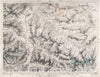 Historic Map : Switzerland, No. 8. Partie des Grisons du Haut Rheinthal et SES Frontieres au Gouvernement d'Arlberg et Tyrol, 1802 Atlas , Vintage Wall Art