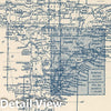 Historic Map : 1925 Index Map: 107. Sudbrasilien. South Brasil. - Vintage Wall Art
