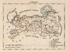 Historic Map : Switzerland, V.1:1-5: III: Schweiz. Kant: 1. Zuerich. 10. Solothurn. 11. Basel. 12. Schaffhausen. 16. AArgau , Vintage Wall Art