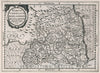 Historic Map : Scotland, Northumbria, Cumberlandia, et Dunelmensis Episcopatus, 1636 Atlas , Vintage Wall Art