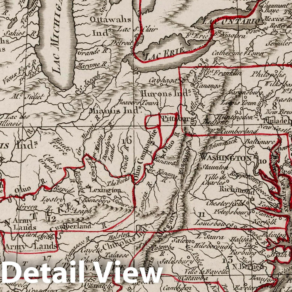 Historic Map : United States, XXXI. Etats UNIS de l'Amerique, 1803 Atlas , Vintage Wall Art