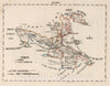 Historic Map : Spain, V.1:1-5: IV: Spanien. Prov: 12. Toro. 13. Valladolid, 1825 Atlas , Vintage Wall Art