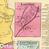 Historic Map : E. Chester, Town., 1868, Vintage Wall Decor