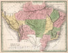 Historic Map : Brazil, Bolivia & Peru. A Comprehensive Atlas, Geographical, Historical & Commercial, 1838 Atlas - Vintage Wall Art