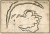 Historic Map : Port Pelerizi, Pl. 133. Isle et Port Pelerizi (Island and Port of Pelerizi), 1764 Chart , Vintage Wall Art