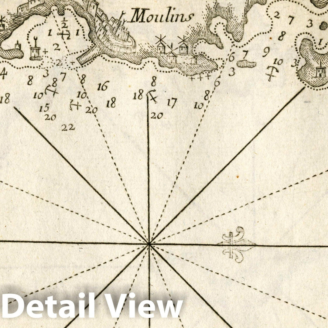 Historic Map : Pl. 106. Scio Island, Turkey, 1764 Chart - Vintage Wall Art