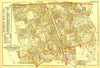 Historic Wall Map : City Atlas - 1899 15. Wards 22-23 West Roxbury. - Vintage Wall Art