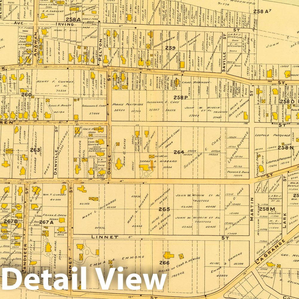 Historic Map : City Atlas - 1899 26. Ward 23 West Roxbury. - Vintage Wall Art