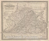 Historic Map : 1848 Virginia. v1 - Vintage Wall Art