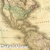 Historic Map : 1833 America. v2 - Vintage Wall Art