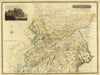 Historic Map : National Atlas - 1832 Roxburgh Shire N. - Vintage Wall Art
