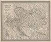 Historic Map : 1848 Austrian Empire. - Vintage Wall Art