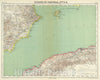 Historic Map : Spain, 1929 Espagne et Portugal. Flle. S.E. , Vintage Wall Art