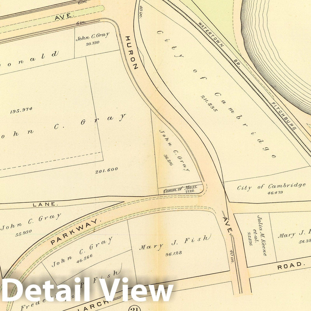 Historic Map : City Atlas - 1903 32. Ward 9. - Vintage Wall Art