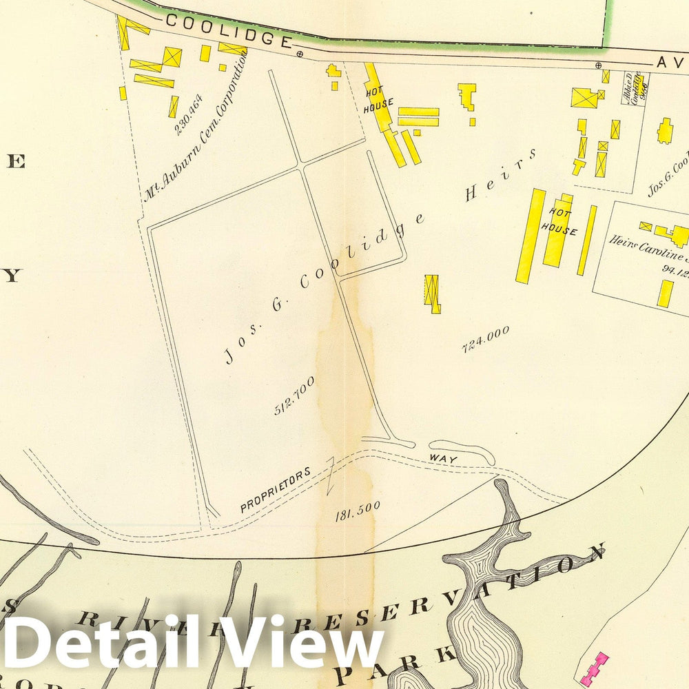 Historic Map : City Atlas - 1903 34. Ward 9. - Vintage Wall Art