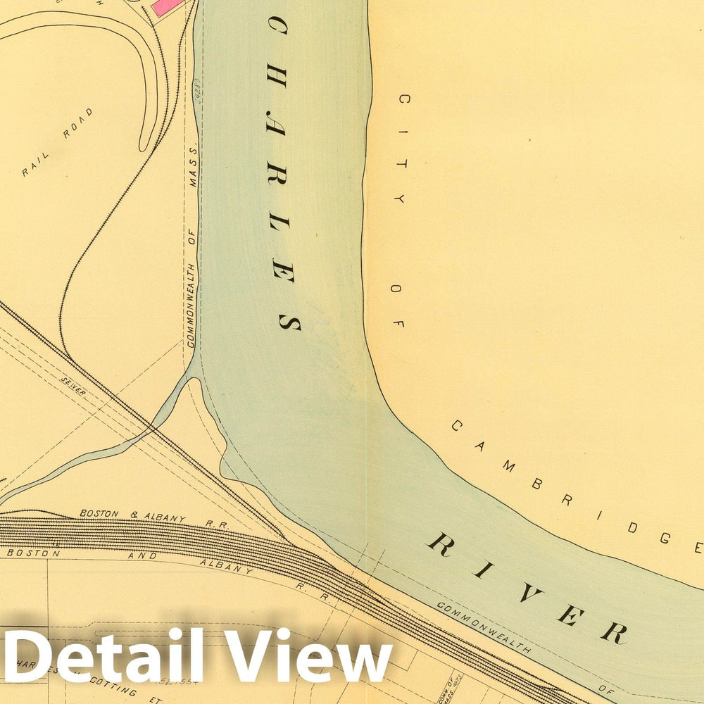 Historic Map : City Atlas - 1899 34. Ward 25 Brighton. - Vintage Wall Art