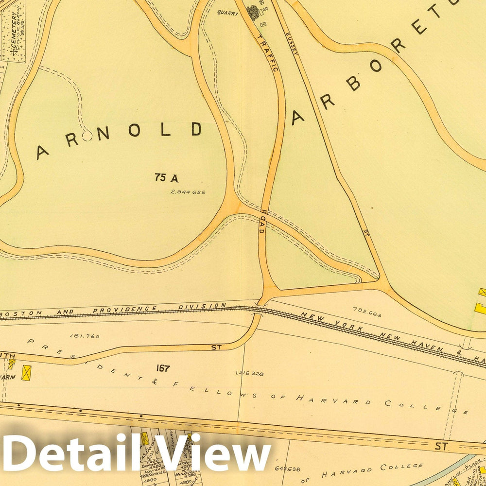 Historic Map : City Atlas - 1899 20. Ward 23 West Roxbury. - Vintage Wall Art