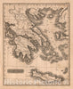 Historic Map - School Atlas - 1822 Ancient Greece - Vintage Wall Art