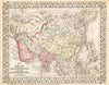 Historic Map : 1868 Map of Asia showing its Gt. Political Divisions - Vintage Wall Art