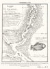 Historic Map : National Atlas - 1772 Mouth of the Cuyuni by Heneman. - Vintage Wall Art