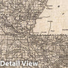 Historic Map : National Atlas - 1842 Louisiana - Vintage Wall Art