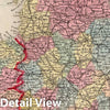 Historic Map : 1859 England. v1 - Vintage Wall Art