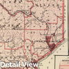 Historic Map : 1876 Map of Dearborn County (with) Greendale, Moore's Hill, Cochran. - Vintage Wall Art