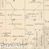 Historic Wall Map : 1892 T.16S R.25E. - Vintage Wall Art