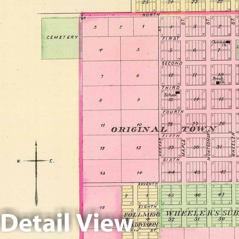 Historic Map : 1885 Nelson, Hardy. - Vintage Wall Art