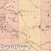 Historic Map : 1865 South Woods or the Wilderness in St. Lawrence County, Saint Lawrence County, New York. - Vintage Wall Art