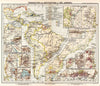 Historic Map : 1896 Nr. 9. Verbreitung des Deutschtums in Sued-Amerika. (Spread of Germanism in South America.) - Vintage Wall Art