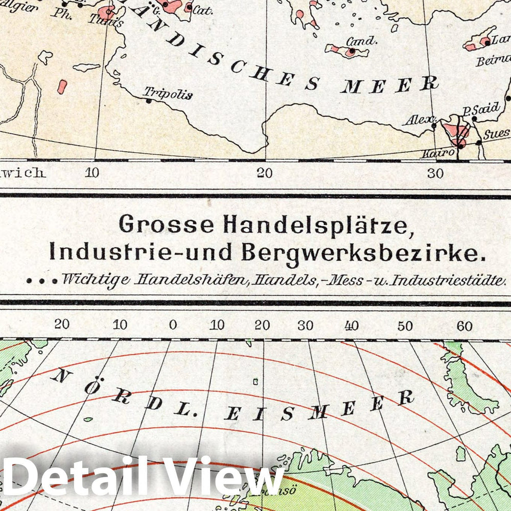 Historic Map : 1896 Europa v1 - Vintage Wall Art