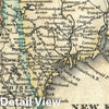 Historic Map : National Atlas - 1828 New England - Vintage Wall Art