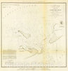 Historic Map : Chart Atlas - 1852 Ocracoke Inlet, N.C. - Vintage Wall Art