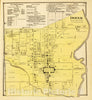 Historic Map : 1868 Dover. - Vintage Wall Art