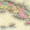 Historic Map : Cuba; Jamaica, 1856 Cuba, Jamaica And Porto Rico. , Vintage Wall Art