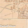 Historic Map : 1876 Columbia City, Whitley Co, Ind. (with) Albion, Churubusco. - Vintage Wall Art