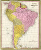 Historic Map : 1846 South America. - Vintage Wall Art